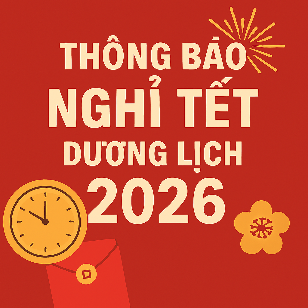 Thông báo nghỉ tết Dương lịch 2026
