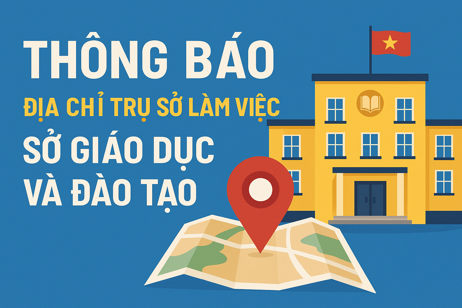 Thông báo Trụ sở làm việc - Sở Giáo dục và Đào tạo TP. Cần Thơ